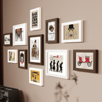 FrameEase No-Drill 11-Piece Gallery Photo Frame Set