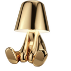 Aurielle | Golden Sculptural Table Lamp For Home And Office