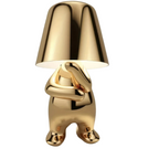Aurielle | Golden Sculptural Table Lamp For Home And Office