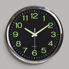 LumaNova | Modern Silent Backlit Wall Clock With Soft Glow