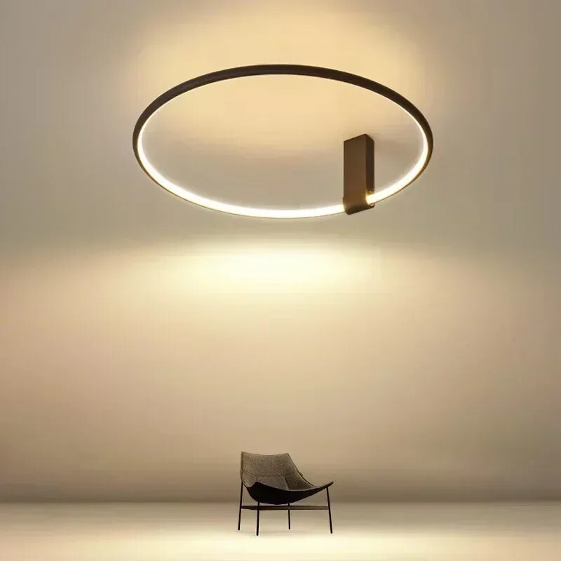 LumaCrest Sleek Modern LED Ceiling Light For Living Room