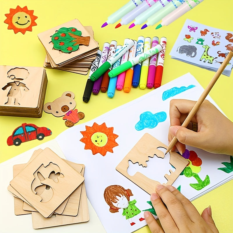 LumaSketch Montessori 20-Piece Drawing Set For Kids