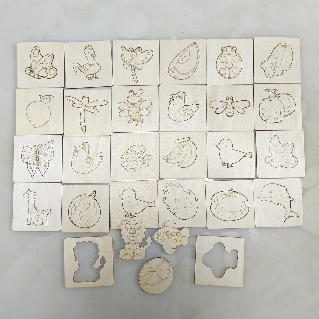 LumaSketch Montessori 20-Piece Drawing Set For Kids