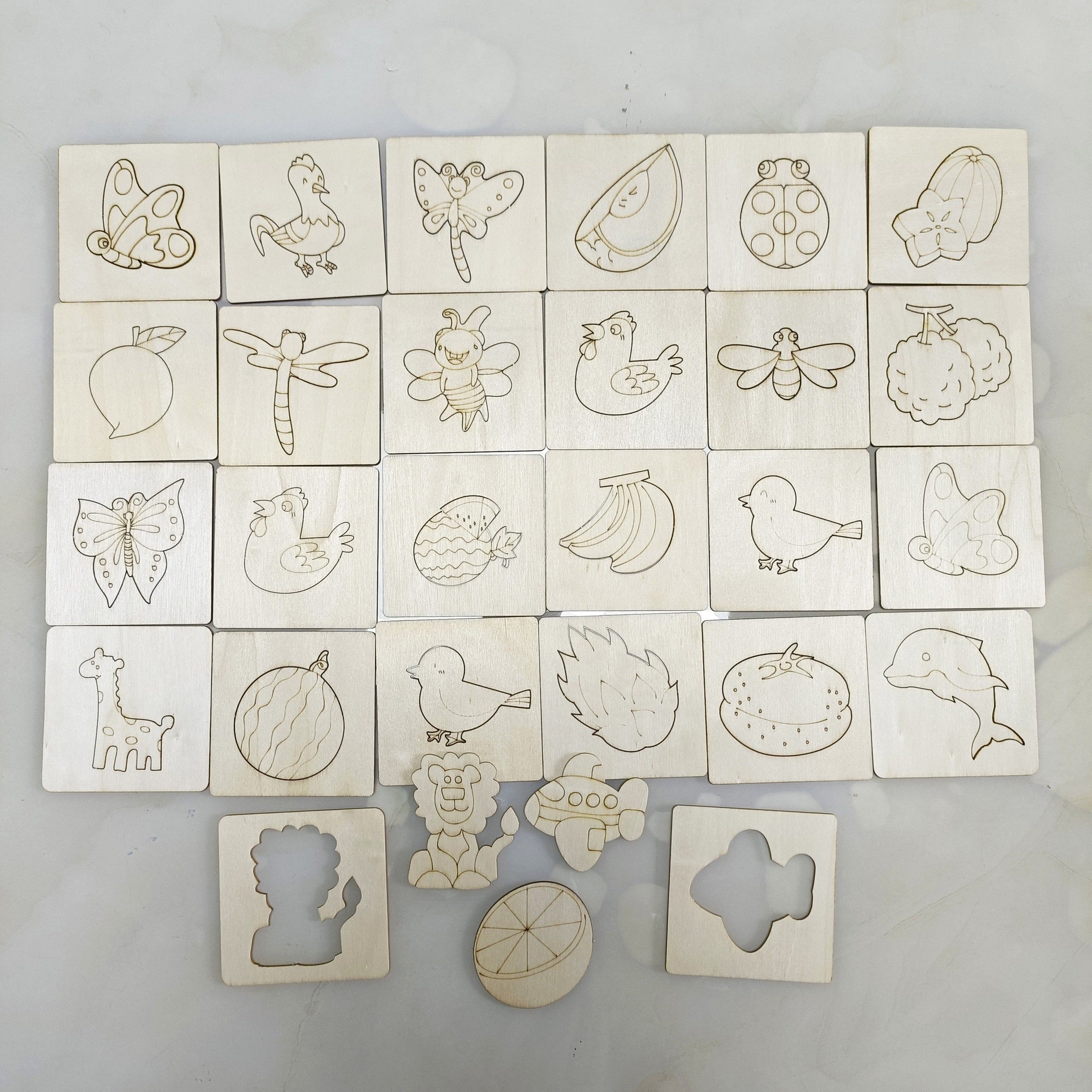 LumaSketch Montessori 20-Piece Drawing Set For Kids