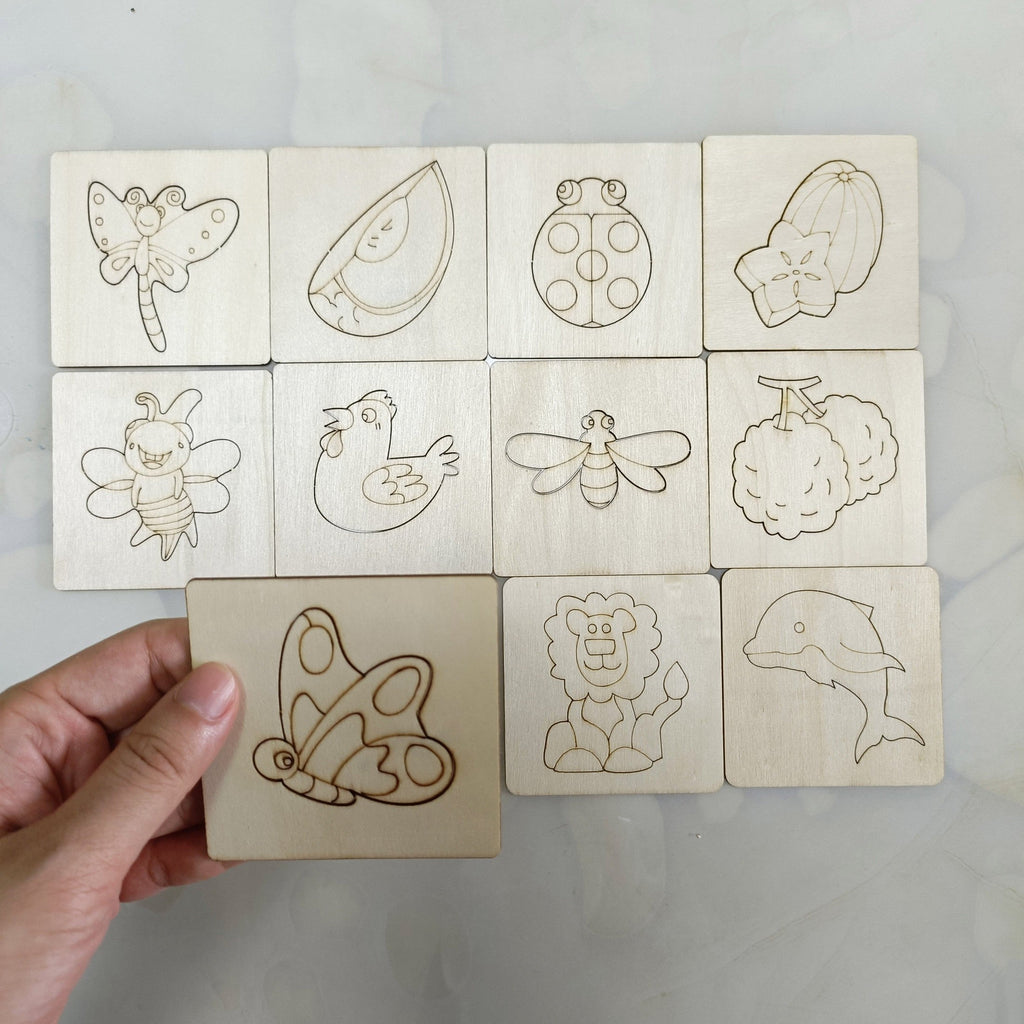 LumaSketch Montessori 20-Piece Drawing Set For Kids