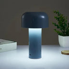 Asterra Japandi Soft Glow Mushroom Table Lamp In Wood