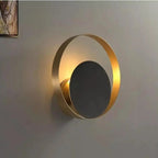 SerenGlow Round Wall Sconce for Warm Ambient Lighting
