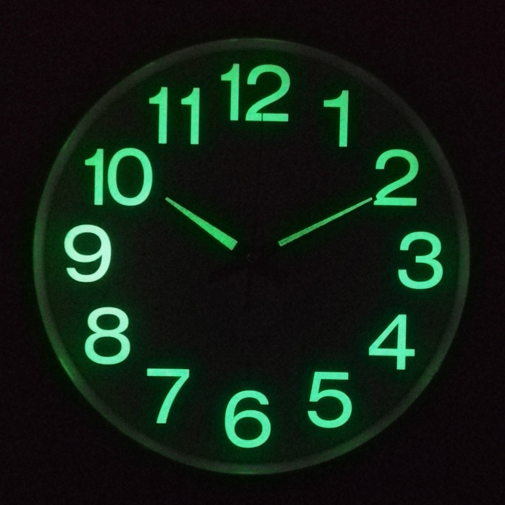 LumaNova | Modern Silent Backlit Wall Clock With Soft Glow