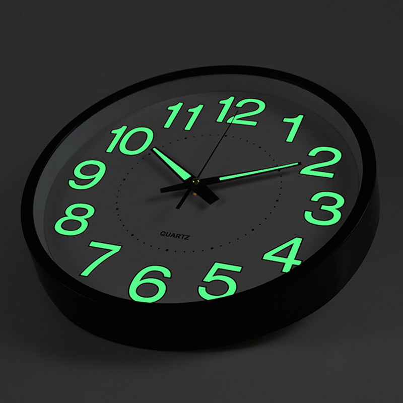LumaNova | Modern Silent Backlit Wall Clock With Soft Glow