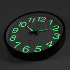 LumaNova | Modern Silent Backlit Wall Clock With Soft Glow