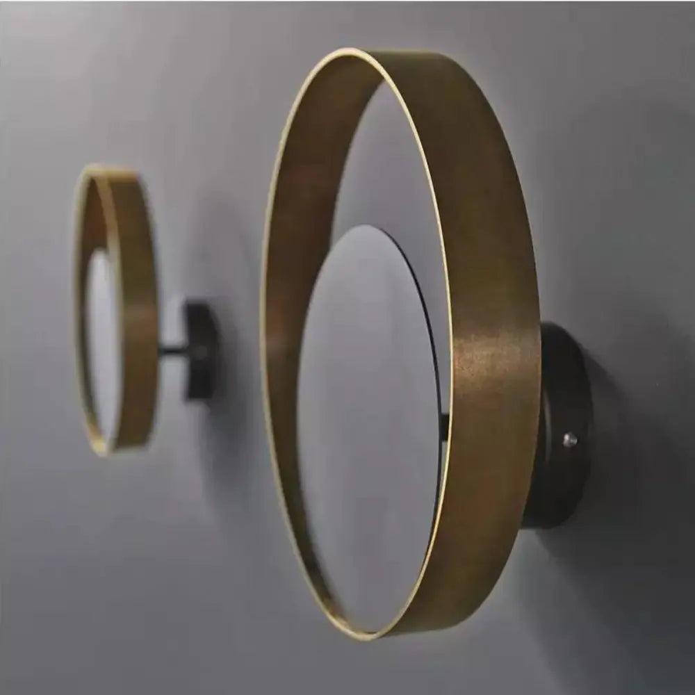 SerenGlow Round Wall Sconce for Warm Ambient Lighting