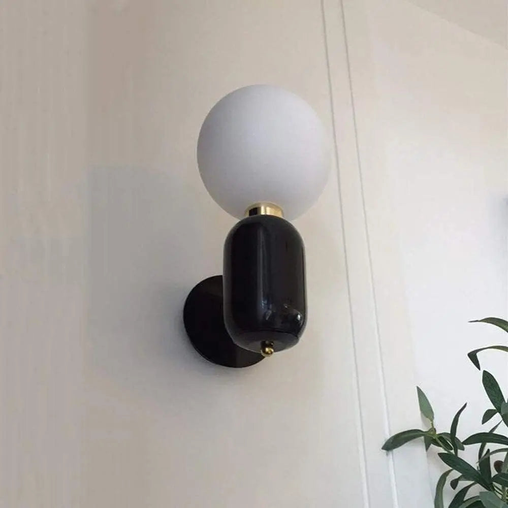 Aurene Flow Wall Light in Gold or Black, Minimal Glow
