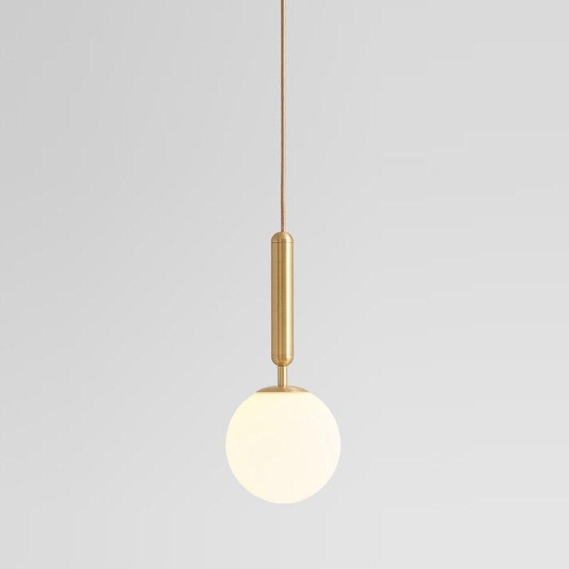 Liora Glass Pendant Light With Iron Frame 120cm Cable