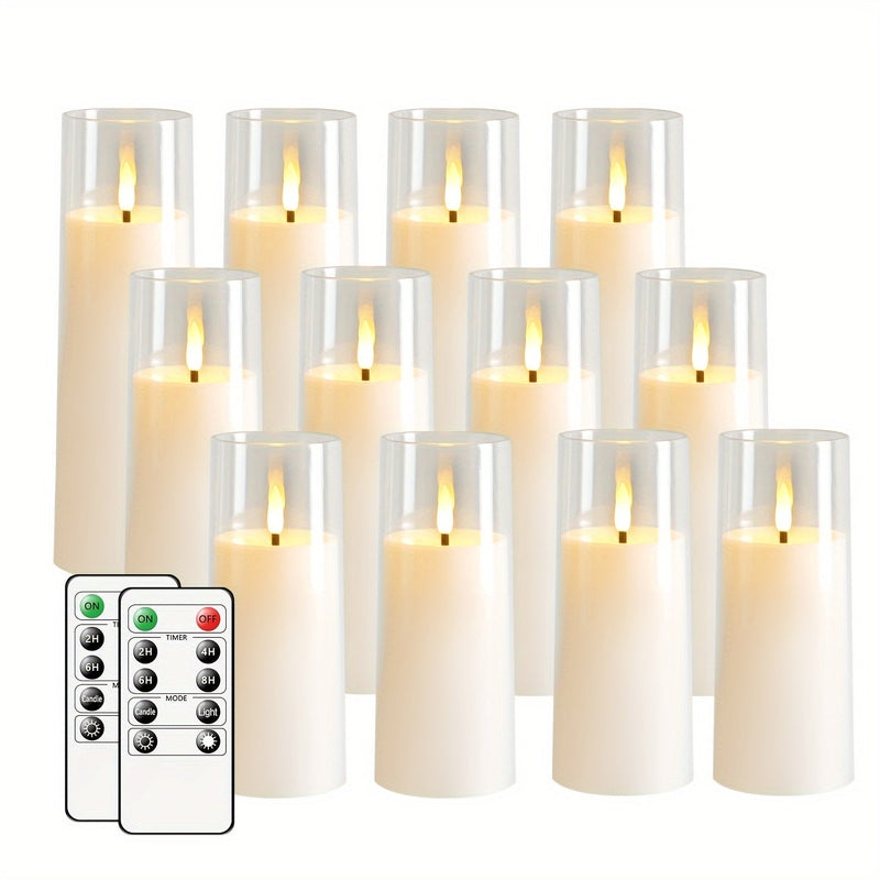 NoelGlow Luma 5 LED Flameless Candles For Festive Decor