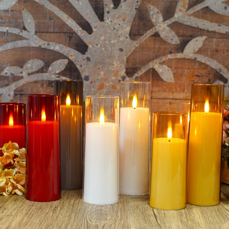 NoelGlow Luma 5 LED Flameless Candles For Festive Decor