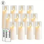 NoelGlow Luma 5 LED Flameless Candles For Festive Decor