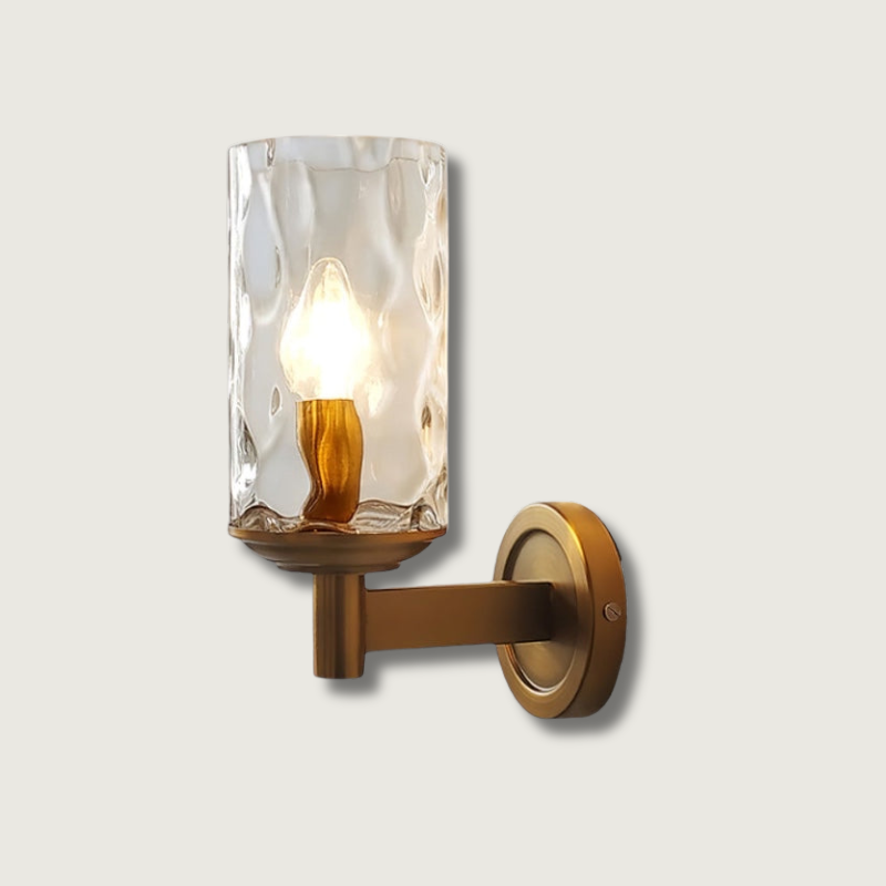 Aurelle Glass Wall Light for Warm Ambient Room Lighting