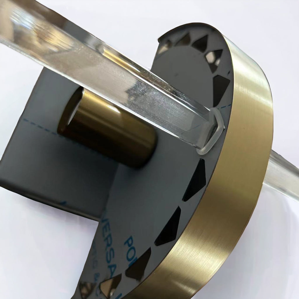 LumaLuxe Elegant Gold Wall Sconce With Warm Ambient Glow