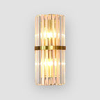 LumaLuxe Elegant Gold Wall Sconce With Warm Ambient Glow