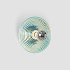 Aurelin | Retro Glass Wall Sconce In Blue, Orange, White