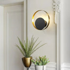SerenGlow Round Wall Sconce for Warm Ambient Lighting