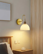 AldenRay Classic Gold Wall Sconce For Living Room And Study