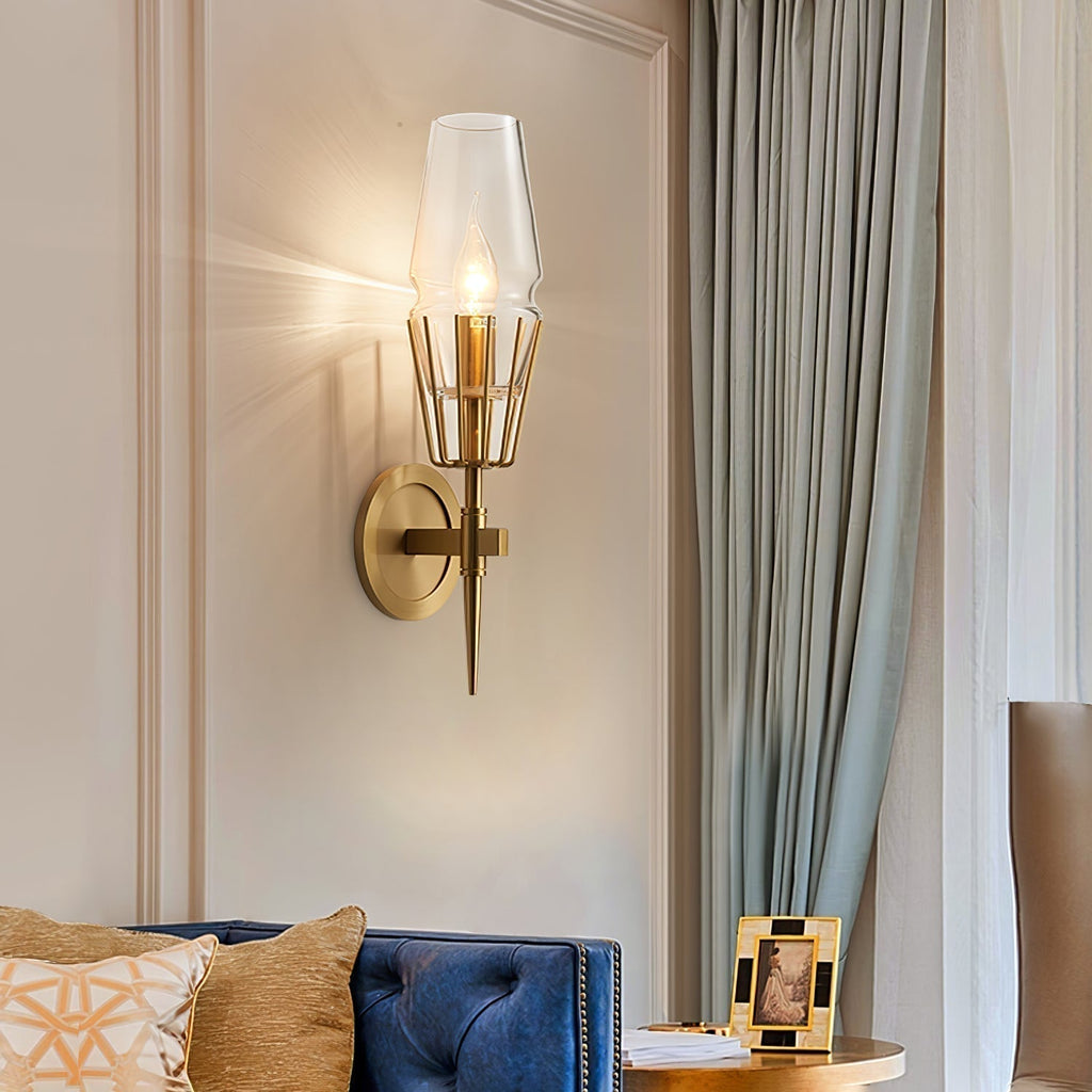 Aureline Modern Black And Gold Wall Lamp For Luxe Rooms