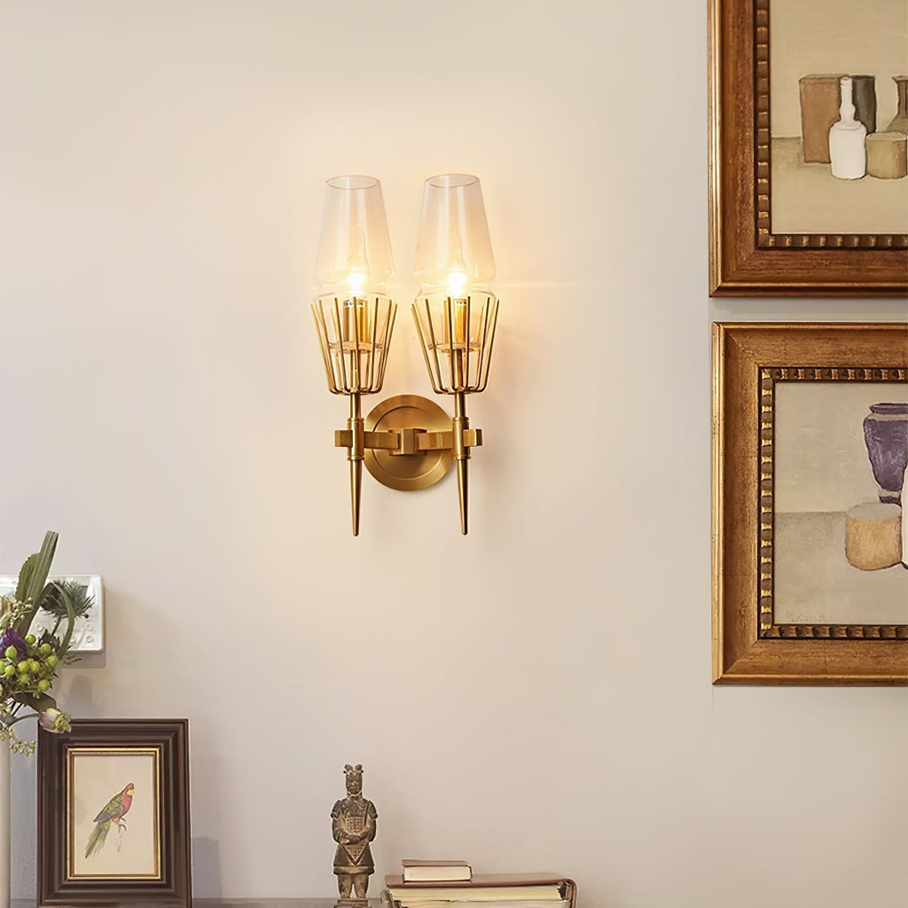 Aureline Modern Black And Gold Wall Lamp For Luxe Rooms