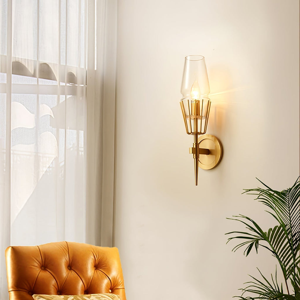 Aureline Modern Black And Gold Wall Lamp For Luxe Rooms