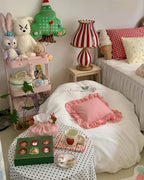 Marinella Circus-Style Table Lamp With Striped Shade