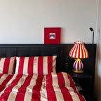 Marinella Circus-Style Table Lamp With Striped Shade