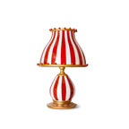 Marinella Circus-Style Table Lamp With Striped Shade
