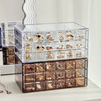 RadiantKeep | 3-Layer Jewelry Organizer, 72 Compartments