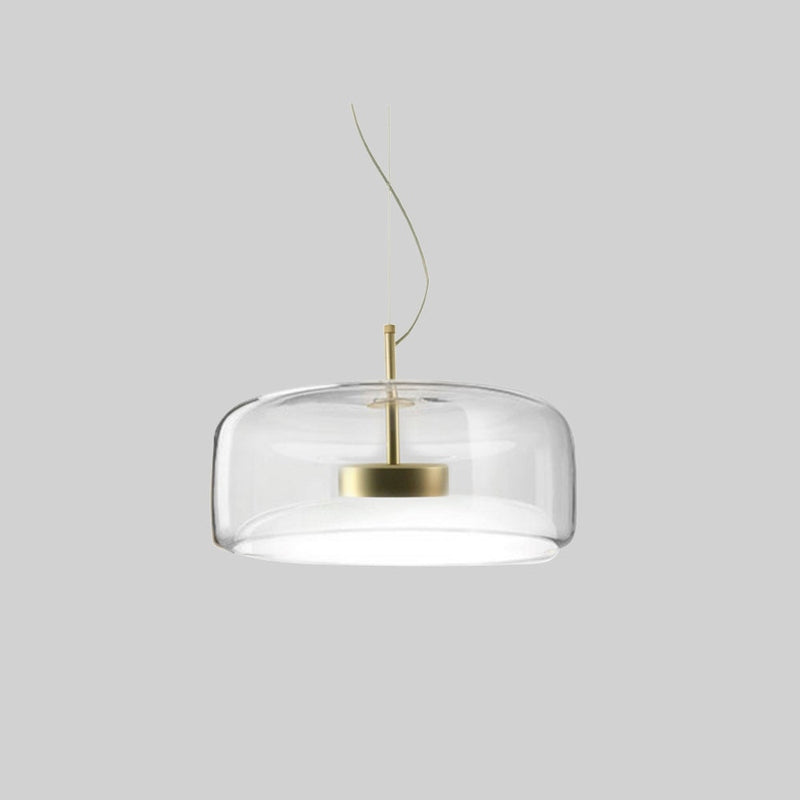 AuricRay Retro Gold Glass LED Pendant Light Fixture