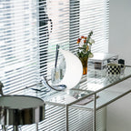 Liora Curved Table Lamp With Elegant Swirls And Soft Glow