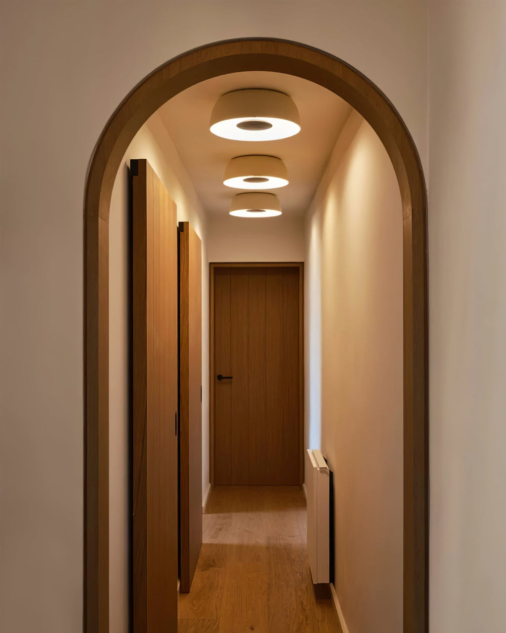 SolaroStone Drum-Style Ceiling Light In Modern Luxury