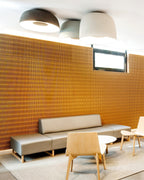 SolaroStone Drum-Style Ceiling Light In Modern Luxury