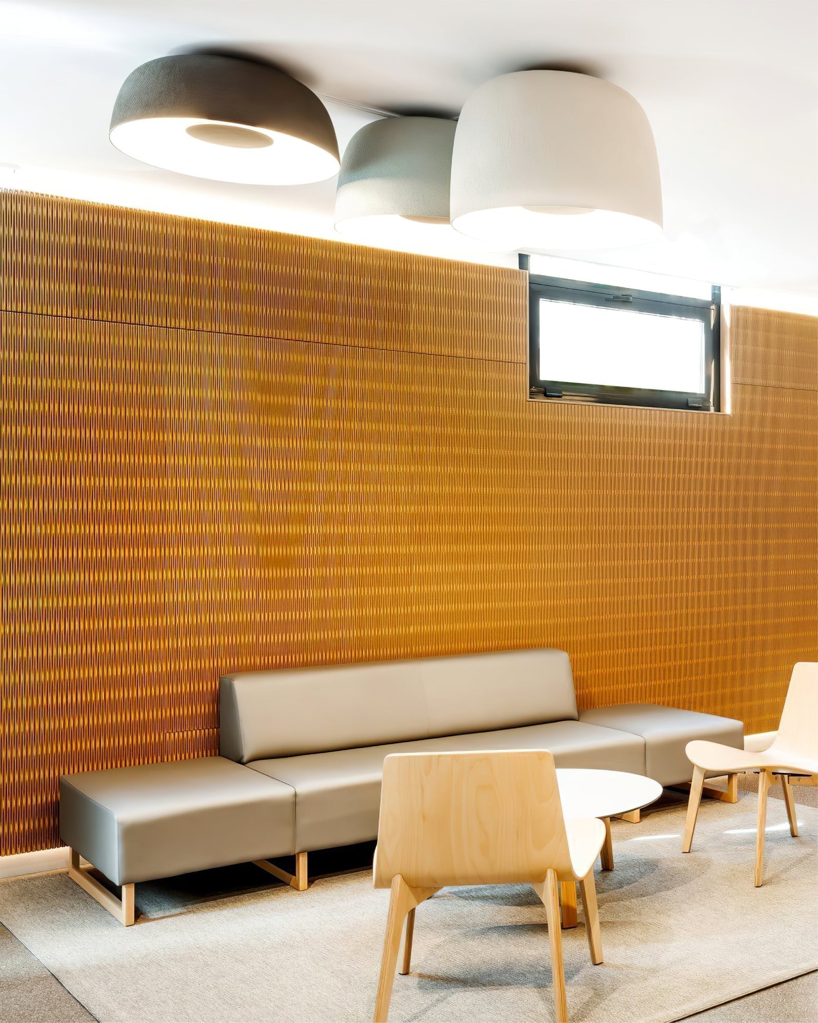 SolaroStone Drum-Style Ceiling Light In Modern Luxury