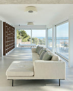 SolaroStone Drum-Style Ceiling Light In Modern Luxury