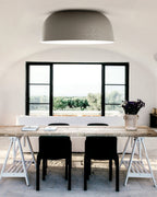 SolaroStone Drum-Style Ceiling Light In Modern Luxury