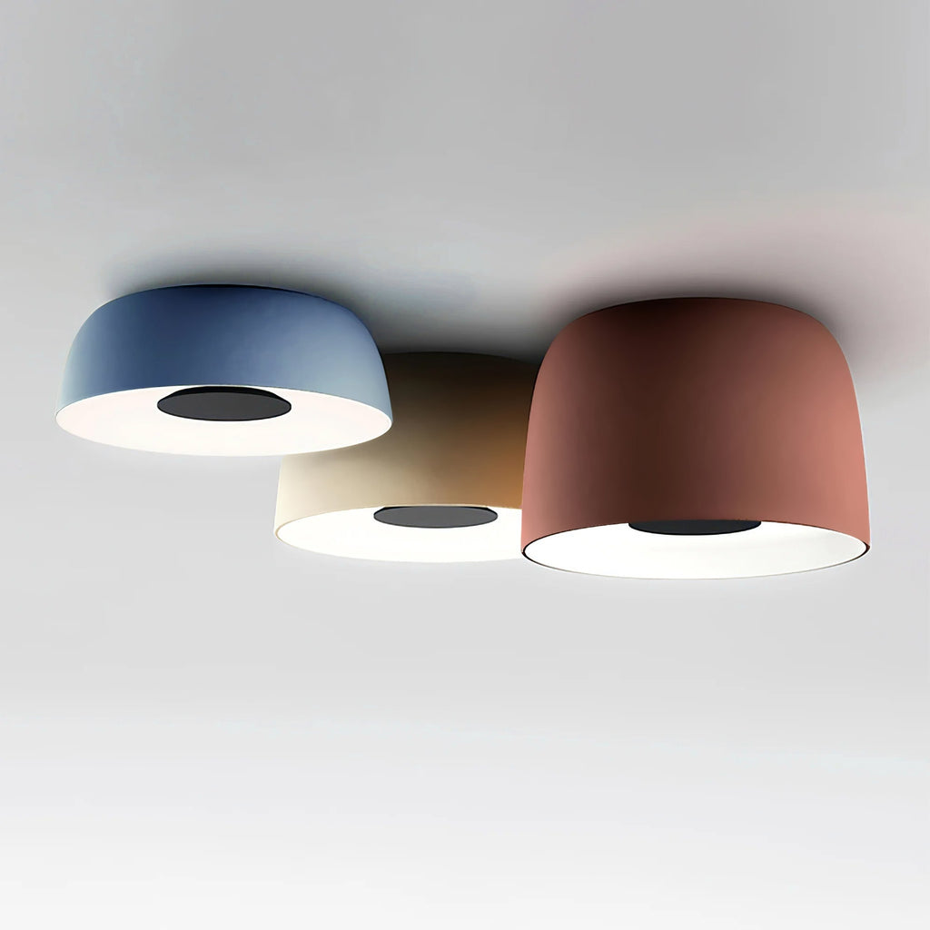 SolaroStone Drum-Style Ceiling Light In Modern Luxury