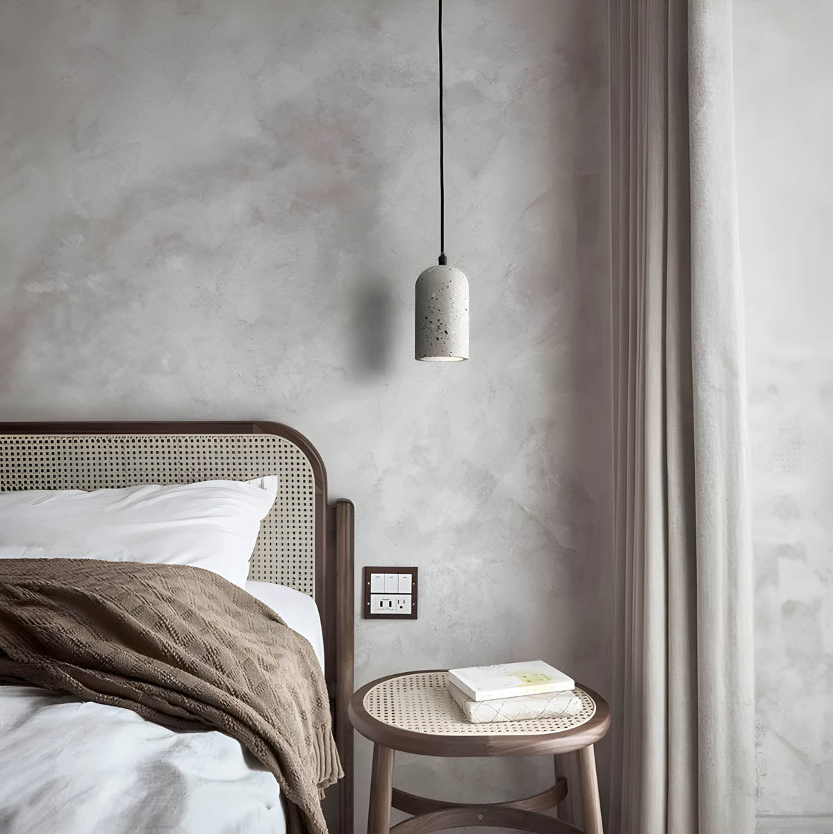 Ardenor Forged Concrete Pendant Light, Sustainable Design