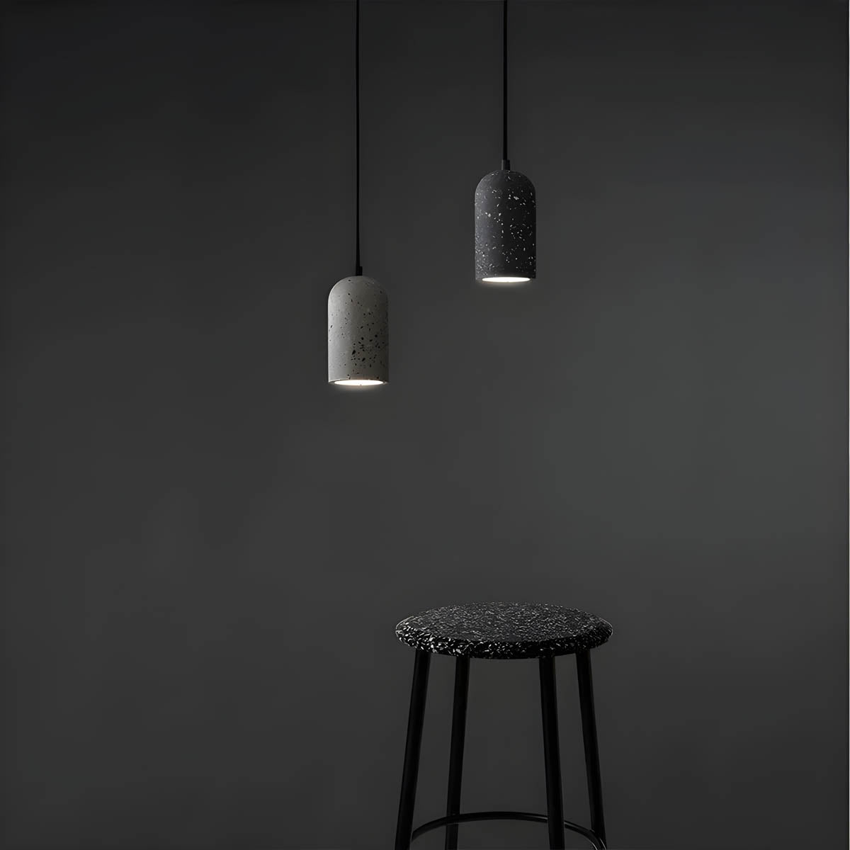 Ardenor Forged Concrete Pendant Light, Sustainable Design