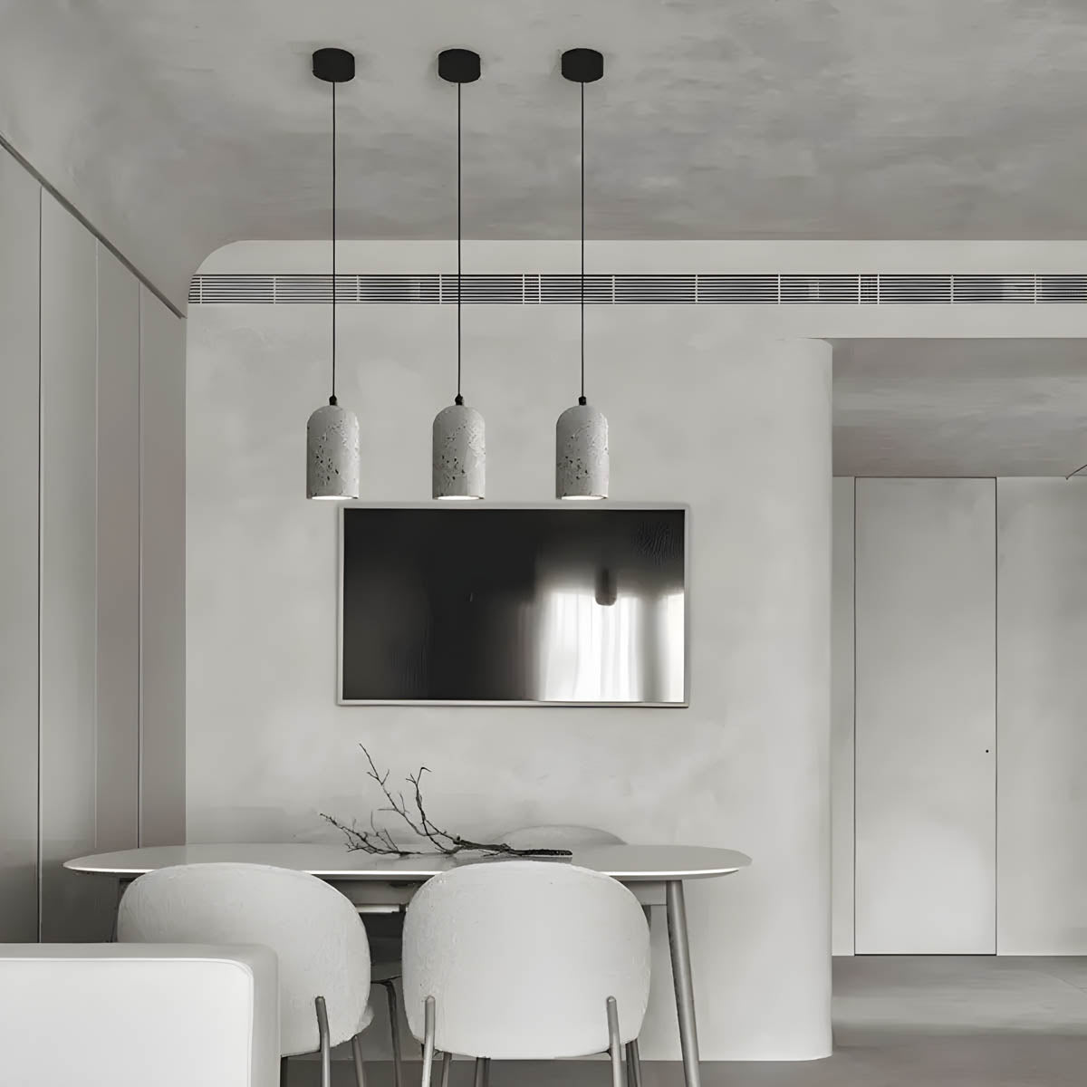 Ardenor Forged Concrete Pendant Light, Sustainable Design