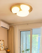 Avenora Minimalist Opal Acrylic Ceiling Light Warm Glow