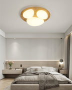 Avenora Minimalist Opal Acrylic Ceiling Light Warm Glow