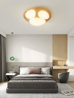 Avenora Minimalist Opal Acrylic Ceiling Light Warm Glow
