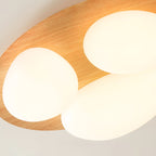 Avenora Minimalist Opal Acrylic Ceiling Light Warm Glow