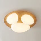 Avenora Minimalist Opal Acrylic Ceiling Light Warm Glow