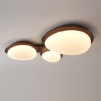 Avenora Minimalist Opal Acrylic Ceiling Light Warm Glow
